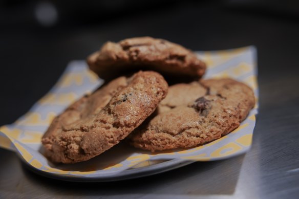 Choc chip cookies.