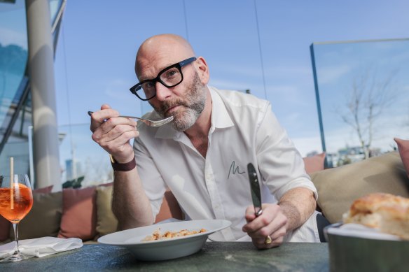 “Every neighbourhood needs an osteria,” says Alessandro Pavoni (pictured at a’Mare). 