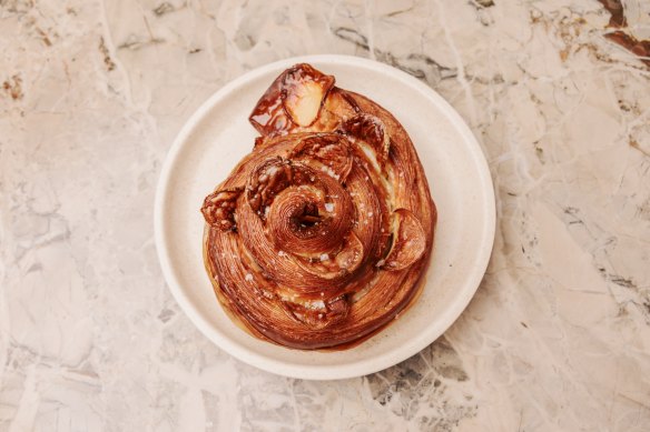 Potato and sea salt croissant.