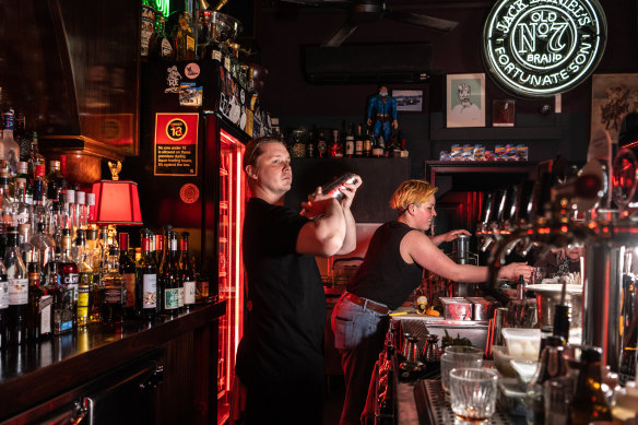 The Fortunate Son dive bar in Enmore.