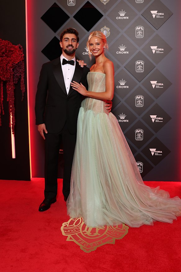 Josh Daicos and Annalise Dalins.