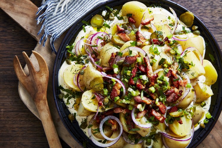 No-mix potato salad.