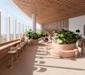 A place to breathe some air: Qantas’ Sydney international business class lounge will have an outdoor terrace. 