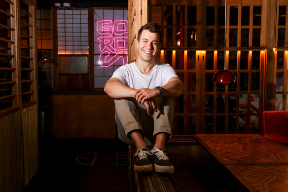 Solotel CEO Elliot Solomon in Goros Surry Hills.