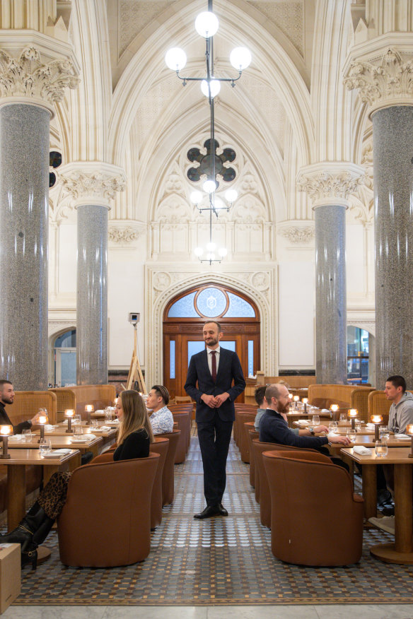 Reine &amp; La Rue’s cathedral-like interiors will be a major distraction for diners.