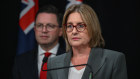Premier Jacinta Allan and Police Minister Anthony Carbines.