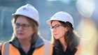  Premier Jacinta Allan  and Treasurer Jaclyn Symes ahead of Tuesday’s state budget.