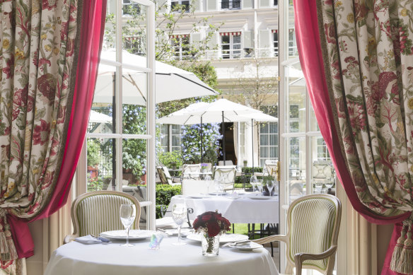 Epicure, the three-Michelin-star restaurant at Le Bristol in Paris.