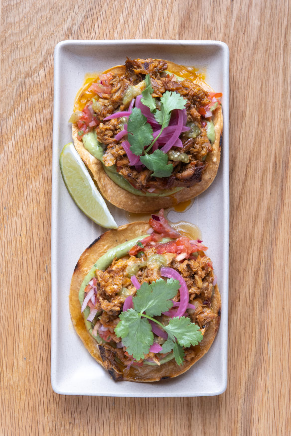 Pork tostadas.