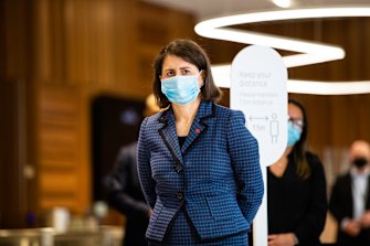 NSW Premier Gladys Berejiklian on Monday.