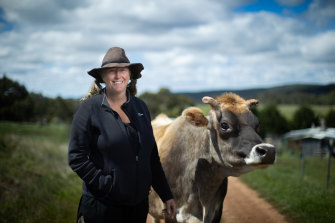 Tammi Jonas says scaling down production has helped her farm survive drought and climate change. 
