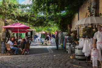 A healthy tourist trade sustains the small  UNESCO-listed town of Saint-Emilion. However, small towns and villages within sight of Saint-Emilion's historic church spire have seen their cafes and local shops close down.