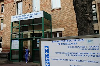 Paris' Bichat hospital, where Europe's first coronavirus death was recorded.