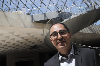 Louvre müzesinin eski başkanı-direktörü Jean-Luc Martinez, 23 Haziran 2020, Paris.