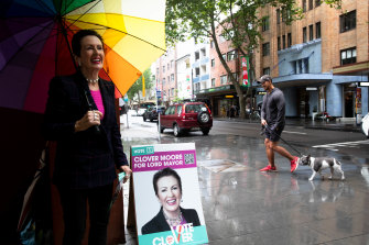 Sydney's Lord Mayor Clover Moore is fighting for a historic fifth term.