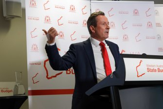 West Australian Premier Mark McGowan.