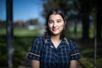 Coburg High year 12 student Lara Jansz plans to make the most of her last two weeks at school.