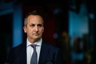 NRL boss Andrew Abdo. 