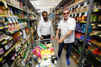 Hitesh Palta owner of the Altona IGA was the first supermarket to introduce an elderly-only shopping hour.