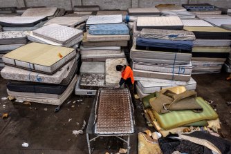 Mattresses are one of the greediest waste items in terms of the landfill space that they occupy.
