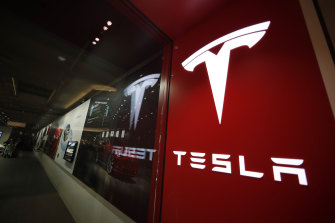 Despite its recent slump, Tesla shares have gained more than 40 per cent this year.