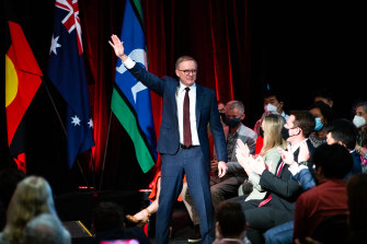 Opposition Leader Anthony Albanese delivers a speech to Labor supporters around his plans for Australia’s future.