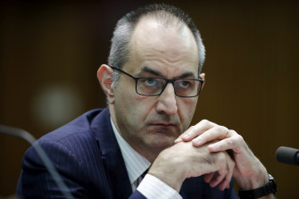 Mike Pezzullo, the secretary of the Department of Home Affairs.