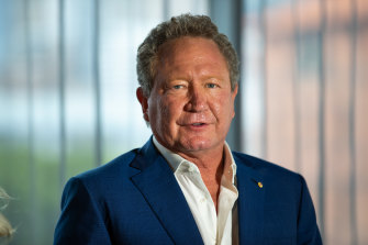 Andrew Forrest will return to run Fortescue’s mining business.