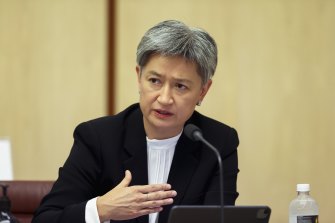 Penny Wong says China has a unique responsibility to convince Russia to respect Ukraine’s sovereignty. 