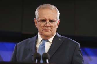 Scott Morrison tried to turn the government’s mistakes, such as the slow arrival of vaccines last year, into an assurance to voters about his experience.