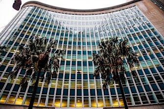 Qantas House at 96 Hunter Street is on the list of architectural treasures. 