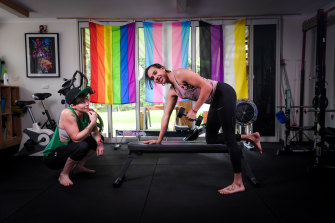 Jodie Nagyiván now trains at queer and trans-friendly gym called Non Gendered Fitness, in Melbourne’s Ringwood.