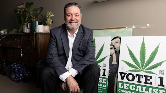 Legalise Cannabis Victoria secretary Craig Ellis