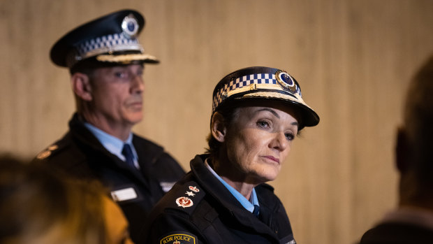 NSW Police Commissioner Karen Webb announced the charges on Wednesday evening.
