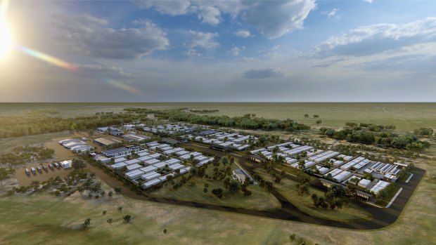 The quarantine facility will house 1000 people once completed.