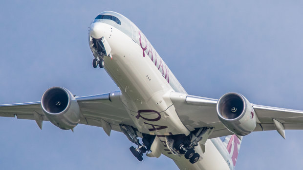 Qatar Airways flew 45 per cent of international travellers to and from Australia in April.