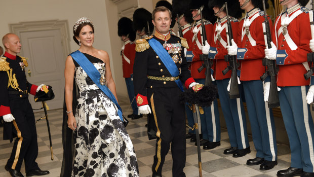 Style queen ... Princess Mary and Crown Prince Frederik this week. 