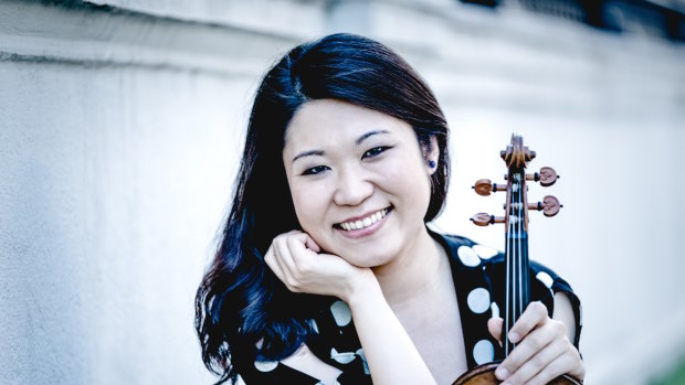 Violin soloist Tianwa Yang.