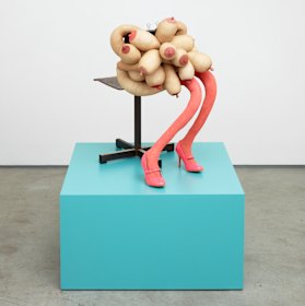 More recent Bunnies have a greater sense of agency: Sarah Lucas’ <i>Sugar</i>, 2020.