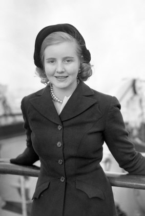  A 20-year-old Lady Anne, who became a lady in waiting to Princess Margaret.