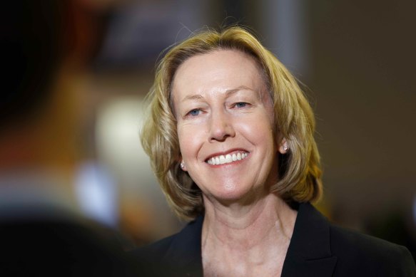 Woodside CEO Meg O’Neill is proposing to build a hydrogen plant in Perth. 
