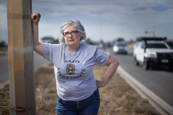 Rockback resident Donna Southern started the Leakes Needs Lights campaign.