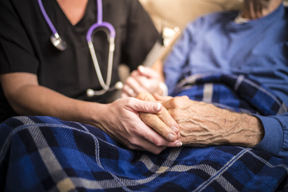 Most of WA’s COVID-19 deaths are occurring out of hospital, often in care homes or palliative care.