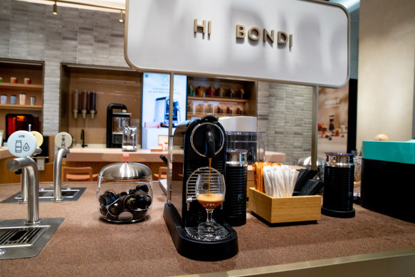 Nespresso has opened a new retail store in Bondi Westfield.