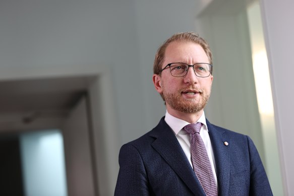 Opposition finance spokesman James Paterson. 