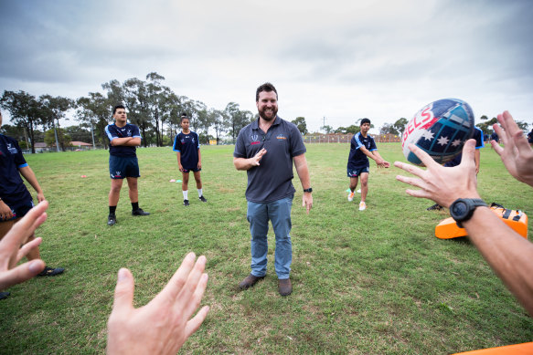 Jimmy Orange runs Academy Movement. It’s a rugby program which supports students to find belonging in their school, as well as pathways to a sporting career.