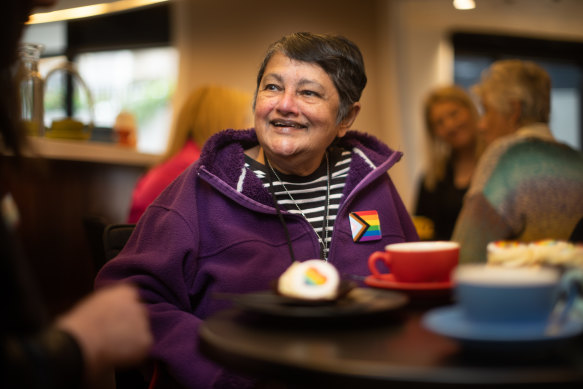 Mithrani De Abrew Mahadeva, who identifies as non-binary, helped launch Australia’s first specialist pop-up cafe for people with dementia from the LGBTQI community.