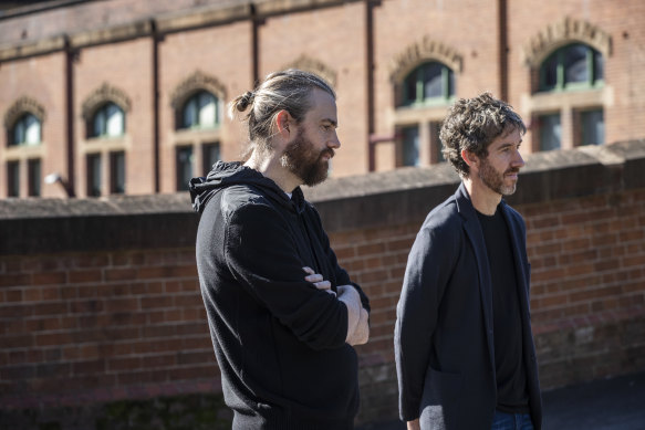 Atlassian founders Mike Cannon-Brookes and Scott Farquhar.