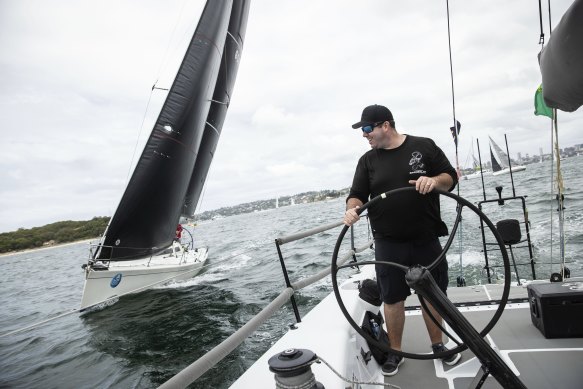 Sebastian Bohm, owner of 52-foot yacht Smuggler, would have sailed in his eighth Sydney to Hobart this year.