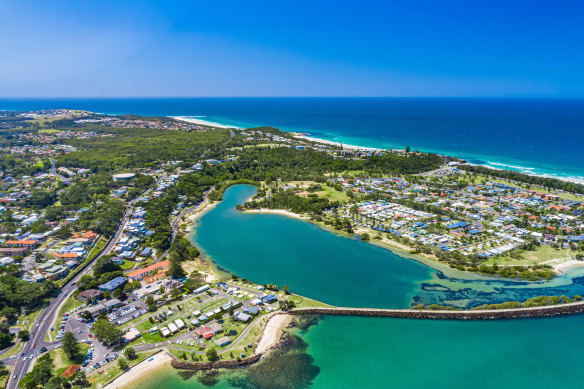 Flood victims had to make way for holidaymakers on the Far North Coast of NSW last year.